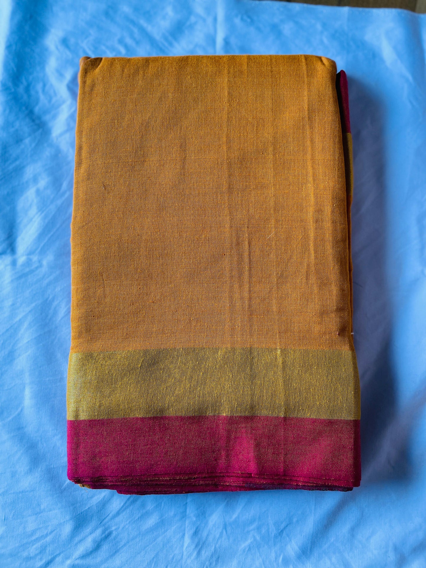 Half/Practice Saree with coper border