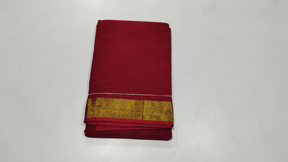 Half/Practice Saree with coper border