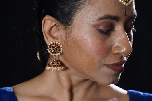 Jhumka/Earrings for Bharatanatyam